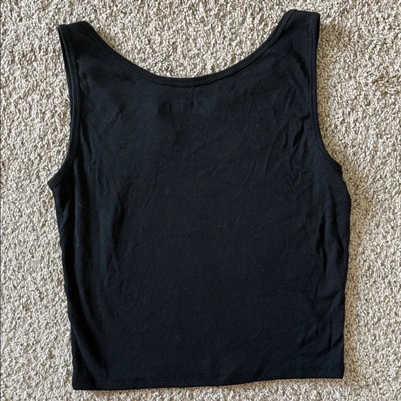 NWT Vinyl Black Graphic “Feelin’ Lucky” Tank Top Sz Large - Picture 5 of 5